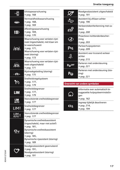 2025 Audi Q6 e-tron Owner's Manual | Dutch