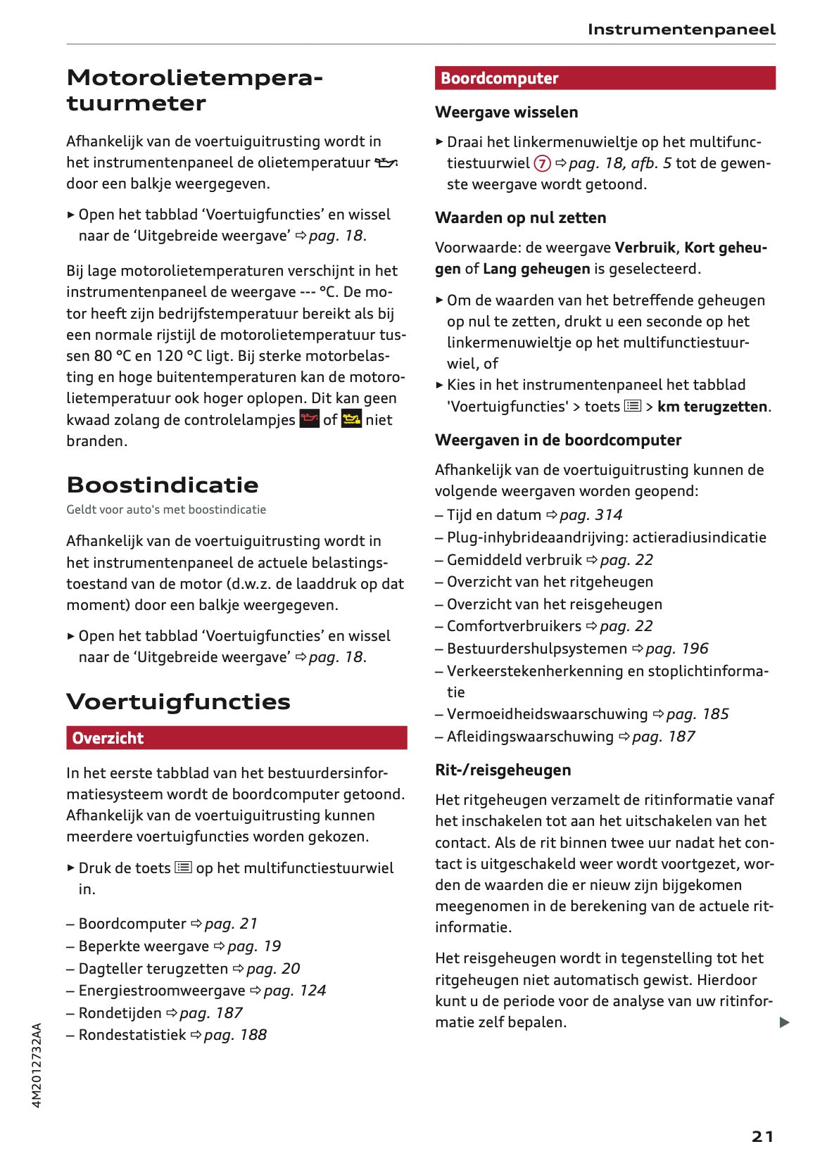2024 Audi Q7 Owner's Manual | Dutch