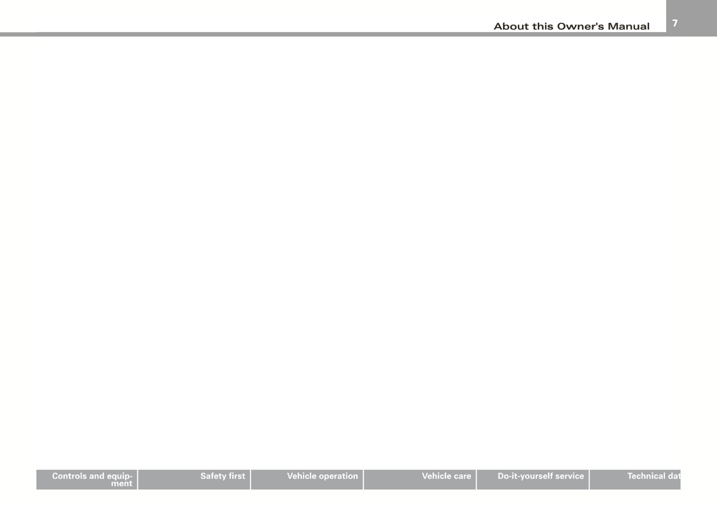 2008 Audi R8 Owner's Manual | English