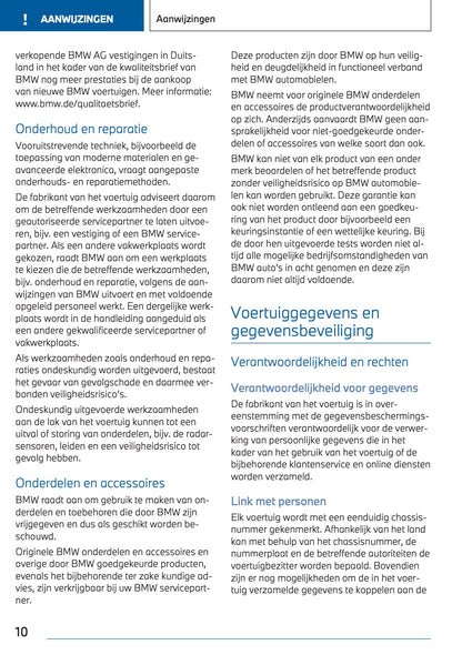 2023-2024 BMW 2 Series Active Tourer Plug-in-Hybrid Owner's Manual | Dutch