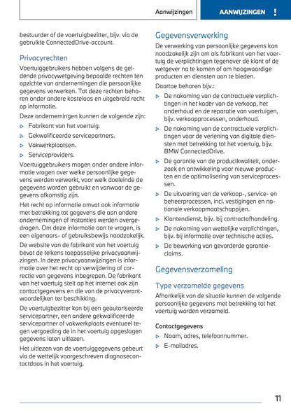 2023-2024 BMW 2 Series Active Tourer Plug-in-Hybrid Owner's Manual | Dutch