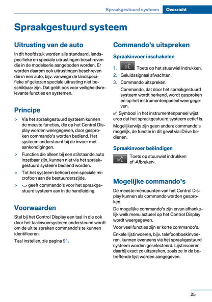 2014-2015 BMW 4 Series Coupé Owner's Manual | Dutch