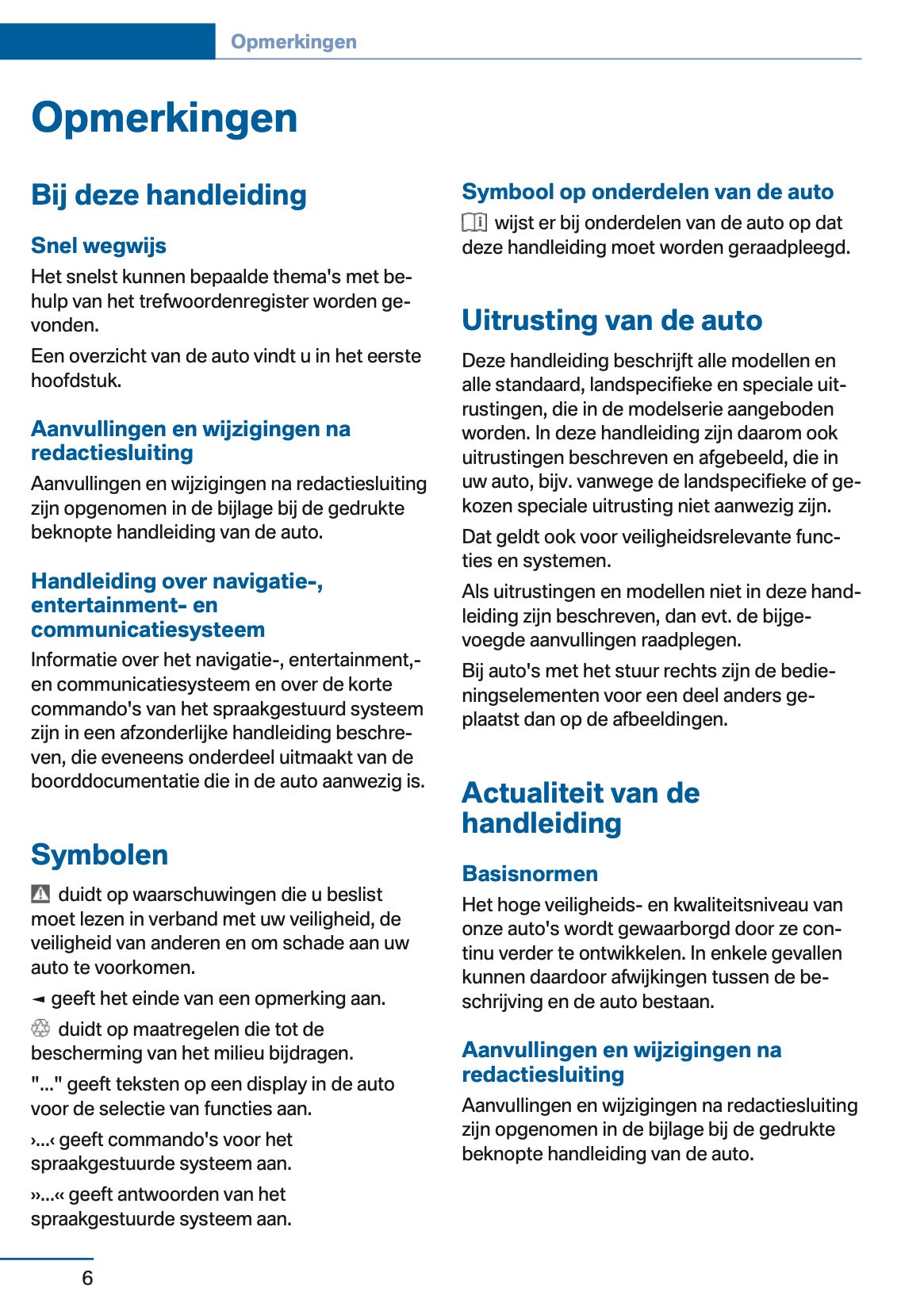 2014-2015 BMW 4 Series Coupé Owner's Manual | Dutch