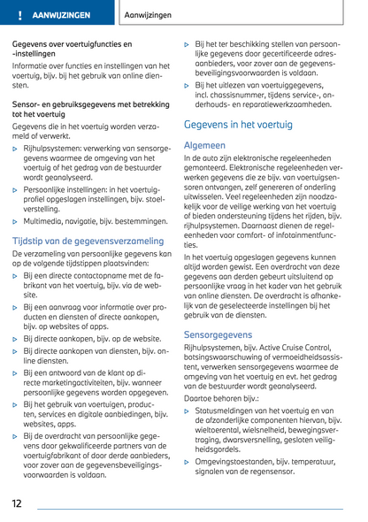 2022-2023 BMW i7 Owner's Manual | Dutch