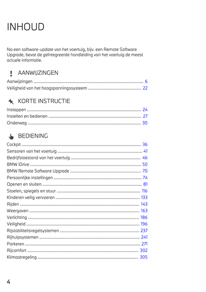 2022-2023 BMW i7 Owner's Manual | Dutch