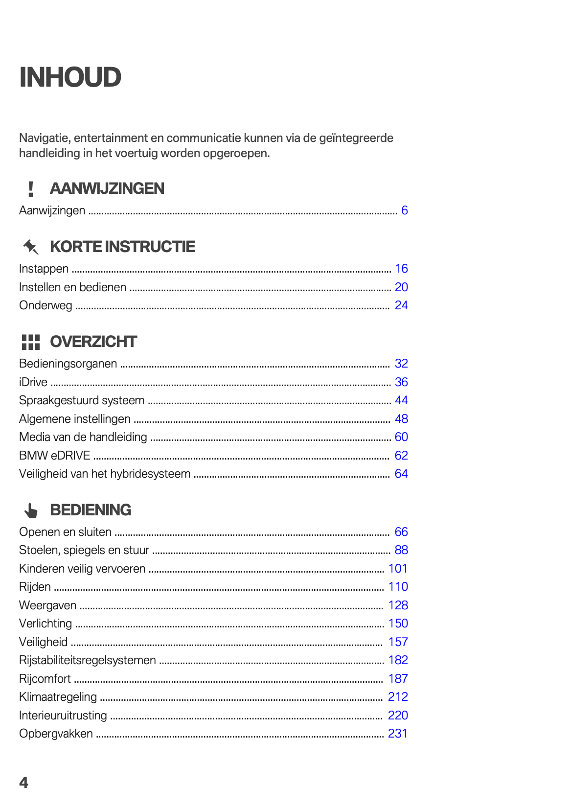 2020-2021 BMW X1 Plug-in-Hybrid Owner's Manual | Dutch