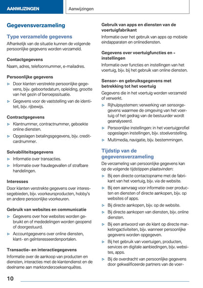 2021-2022 BMW X1 Owner's Manual | Dutch