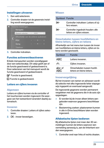 2017-2018 BMW X3 Owner's Manual | Dutch