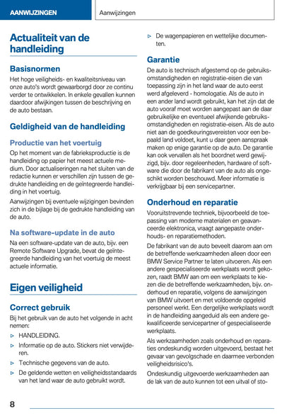 2020 BMW X3 Plug-in-Hybrid Owner's Manual | Dutch