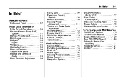 2012 Cadillac Escalade EXT Owner's Manual | English