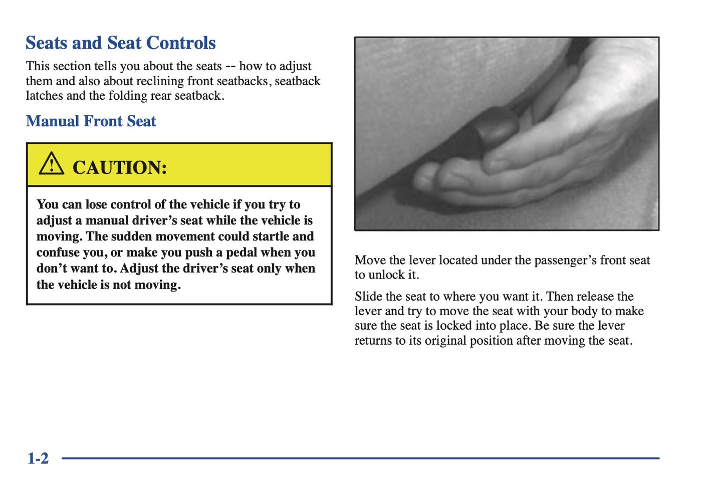 2000 Chevrolet Camaro Owner's Manual | English US