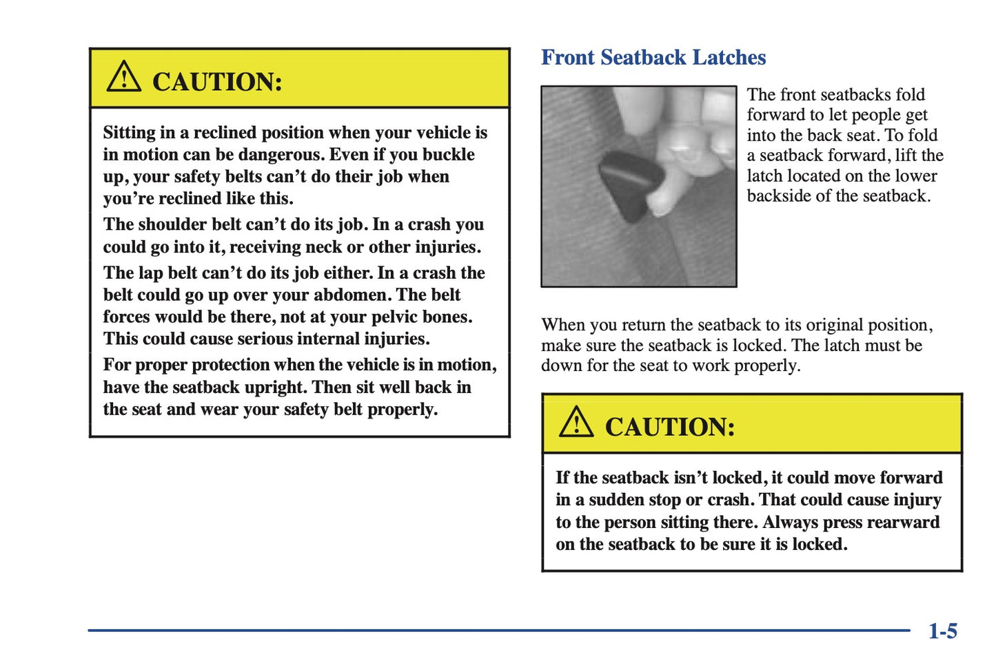 2000 Chevrolet Camaro Owner's Manual | English US