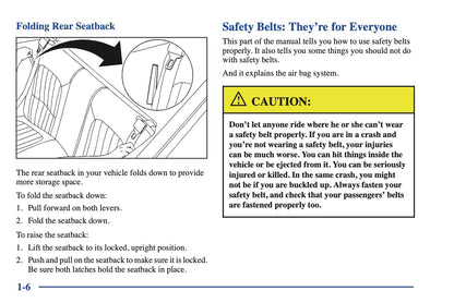 2000 Chevrolet Camaro Owner's Manual | English US