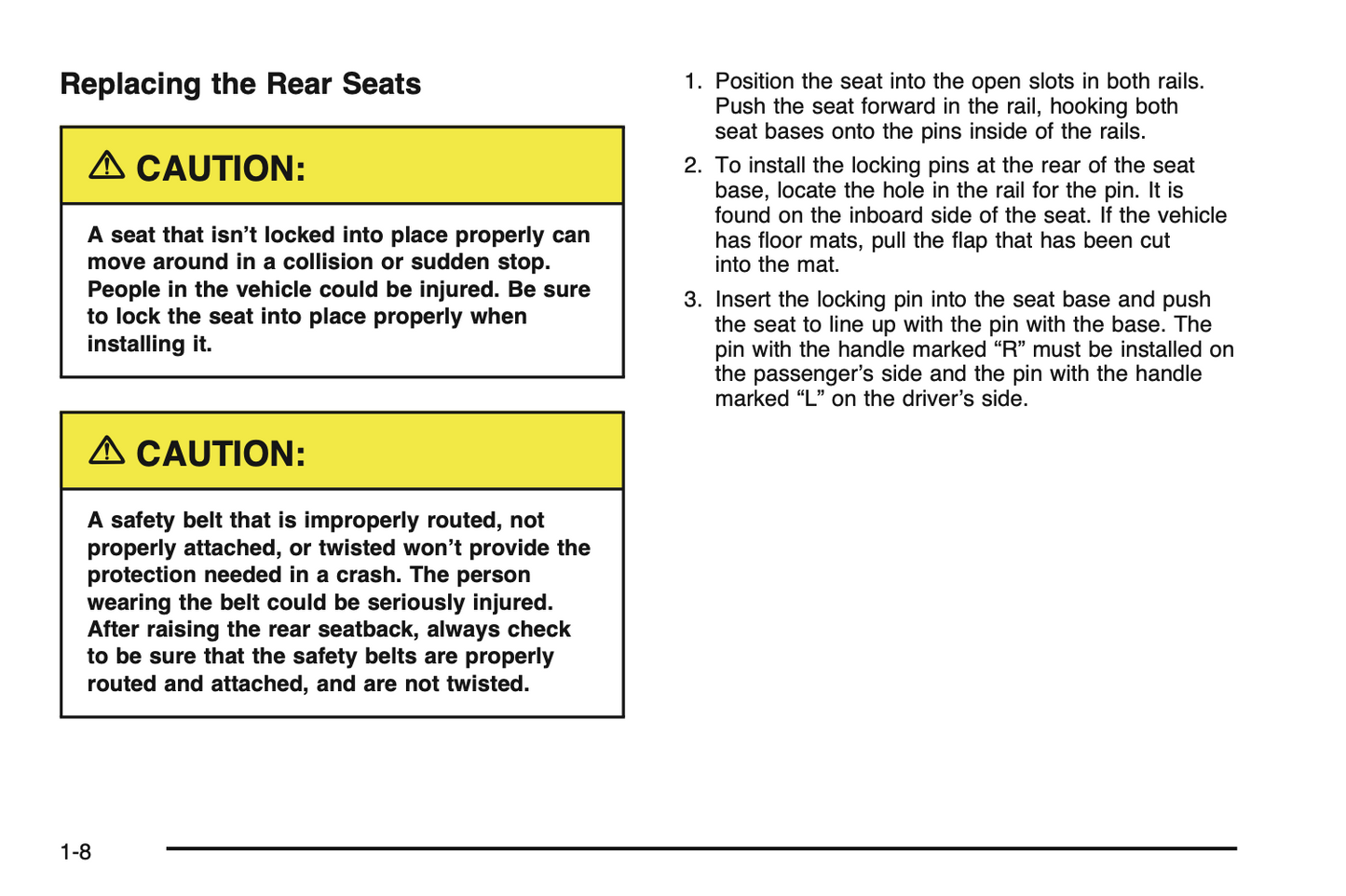 2004 Chevrolet Express Owner's Manual | English