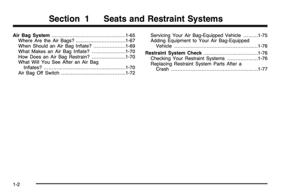 2004 Chevrolet Express Owner's Manual | English