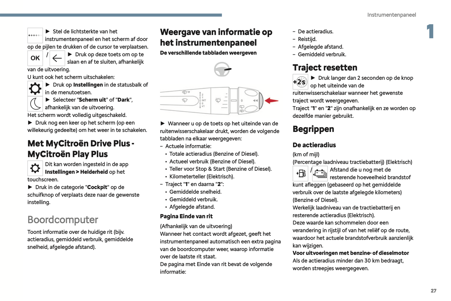 2024 Citroën Berlingo/ë-Berlingo/Berlingo Van/ë-Berlingo Van Owner's Manual | Dutch