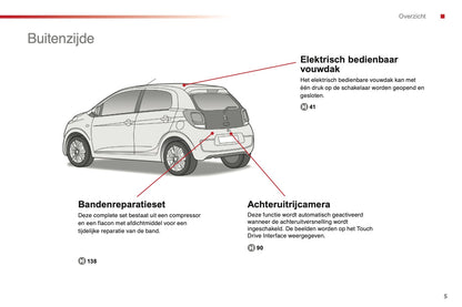 2015-2016 Citroën C1 Owner's Manual | Dutch