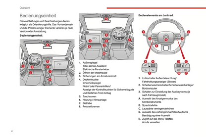 2022-2024 Citroen C3 Manuel du propriétaire | Allemand