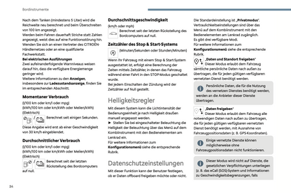 2024 Citroën C3 Owner's Manual | German