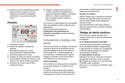 2022-2024 Citroën C3 Owner's Manual | Spanish