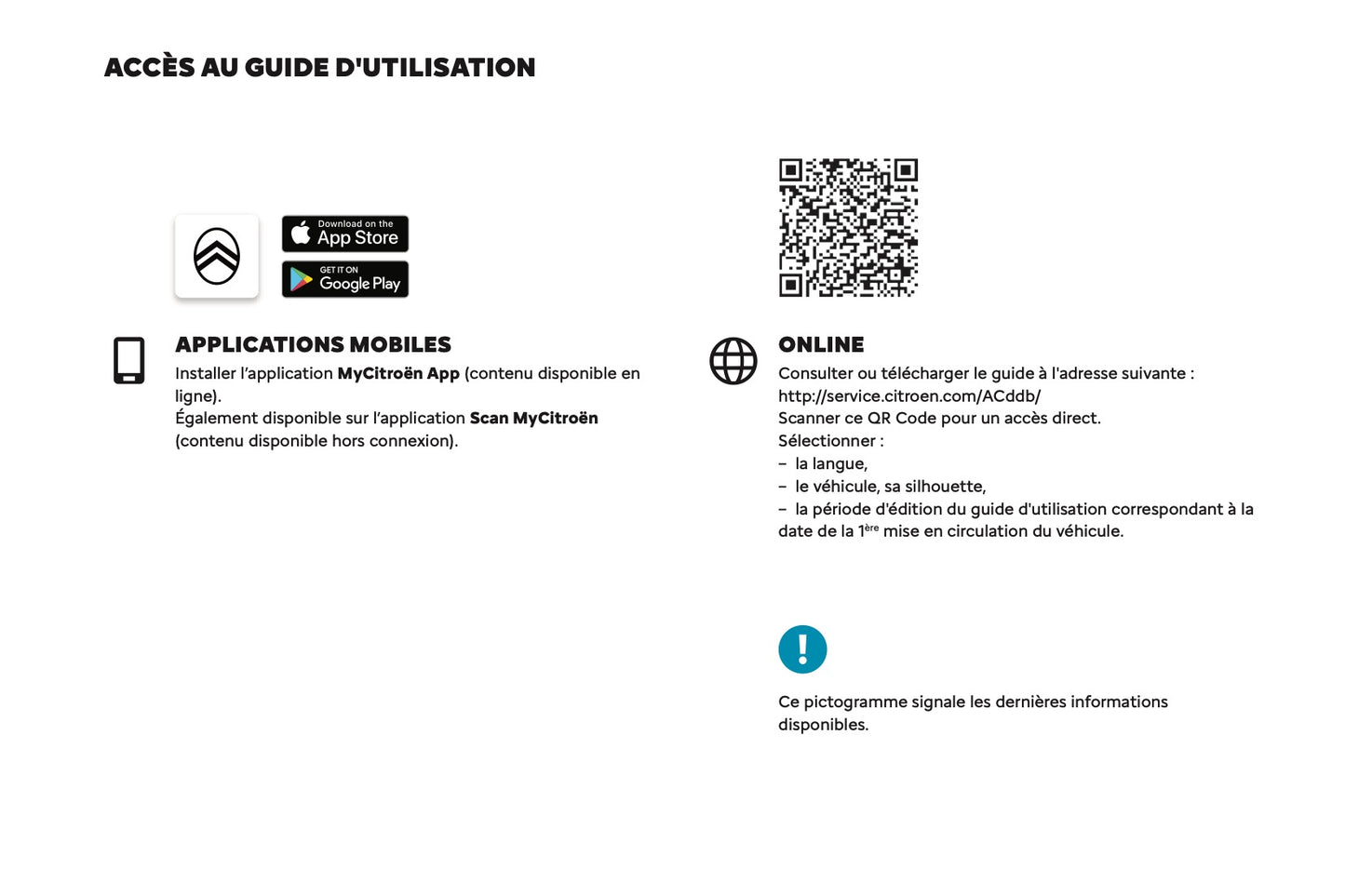 2024-2025 Citroën C3 Owner's Manual | French