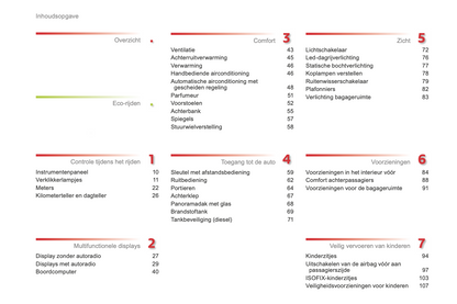 2015-2016 Citroën C3 Picasso Owner's Manual | Dutch