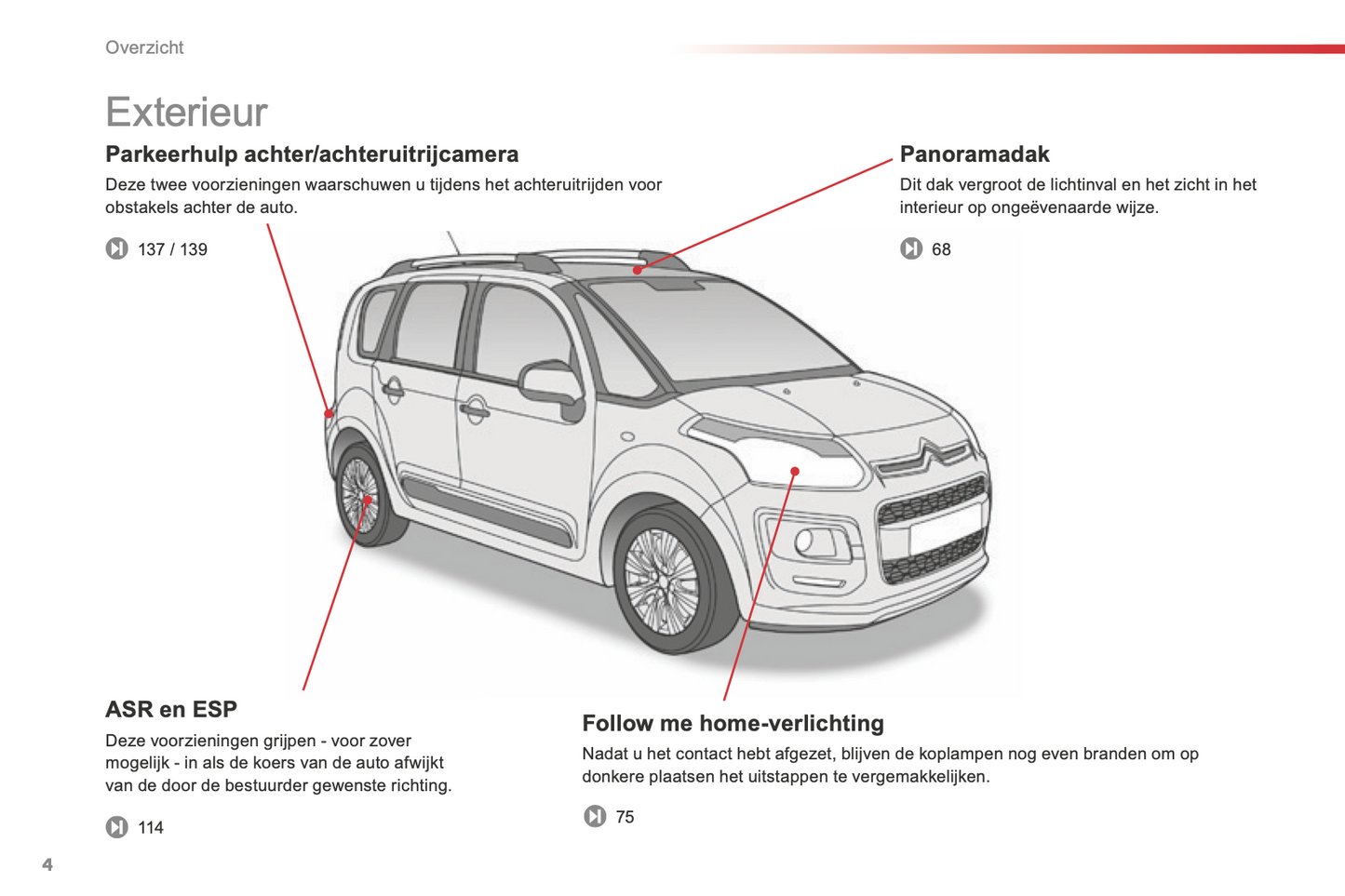 2015-2016 Citroën C3 Picasso Owner's Manual | Dutch