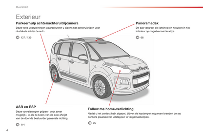 2015-2016 Citroën C3 Picasso Owner's Manual | Dutch