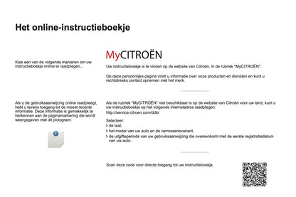 2016-2017 Citroën C3 Owner's Manual | Dutch