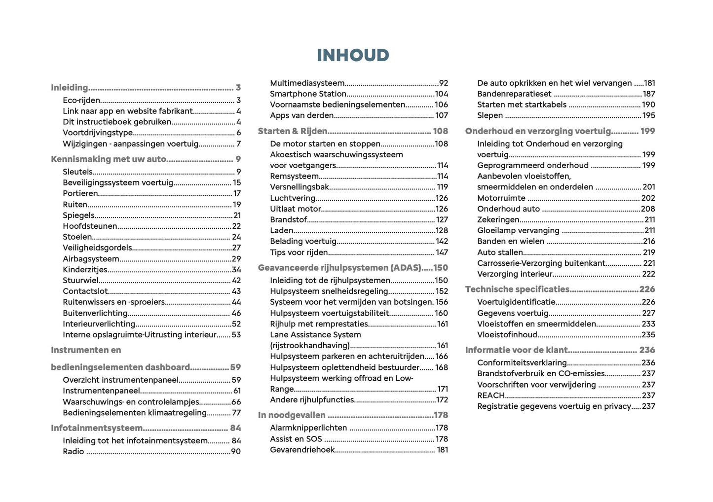 2026 Citroën C3 Owner's Manual | Dutch