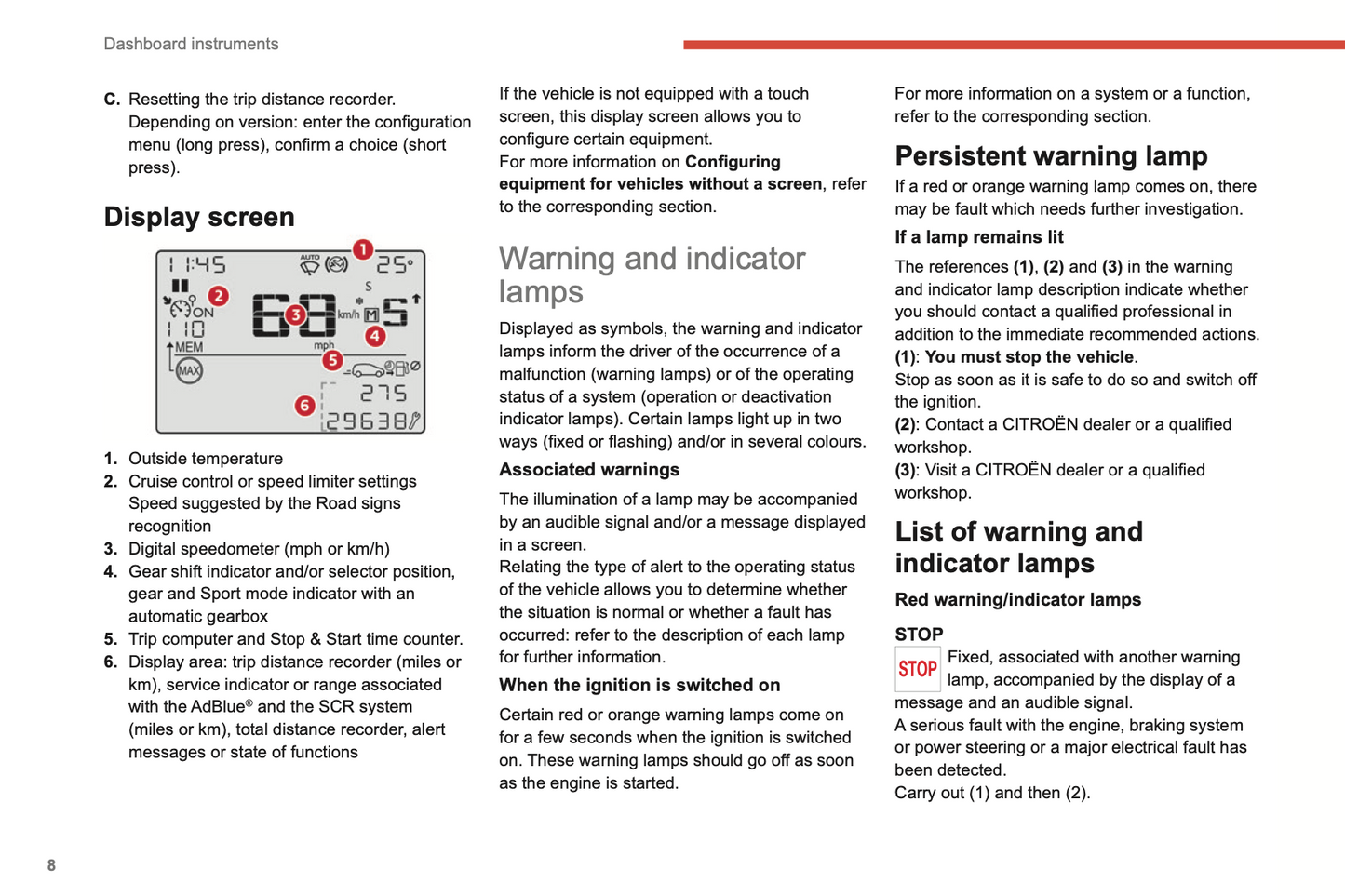 2022-2024 Citroën C3 Owner's Manual | English