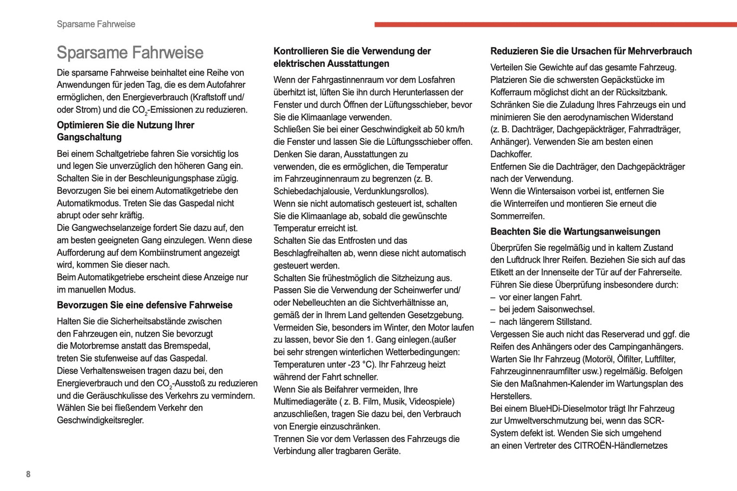 2022-2024 Citroën C4/C4 X Owner's Manual | German