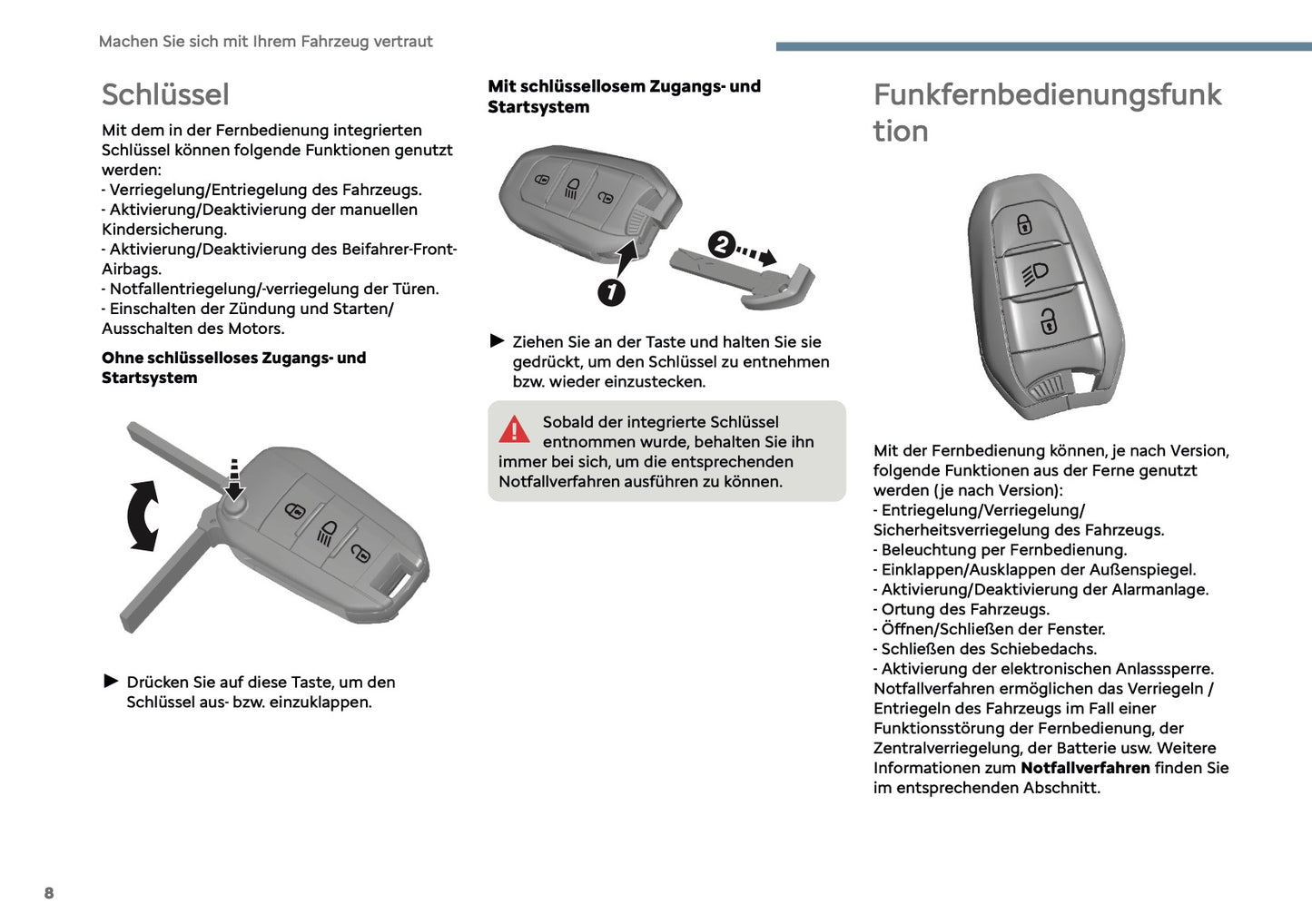 2025 Citroën C4/C4 X Owner's Manual | German