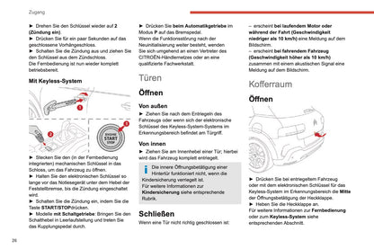 2019-2021 Citroën C4 Cactus Owner's Manual | German