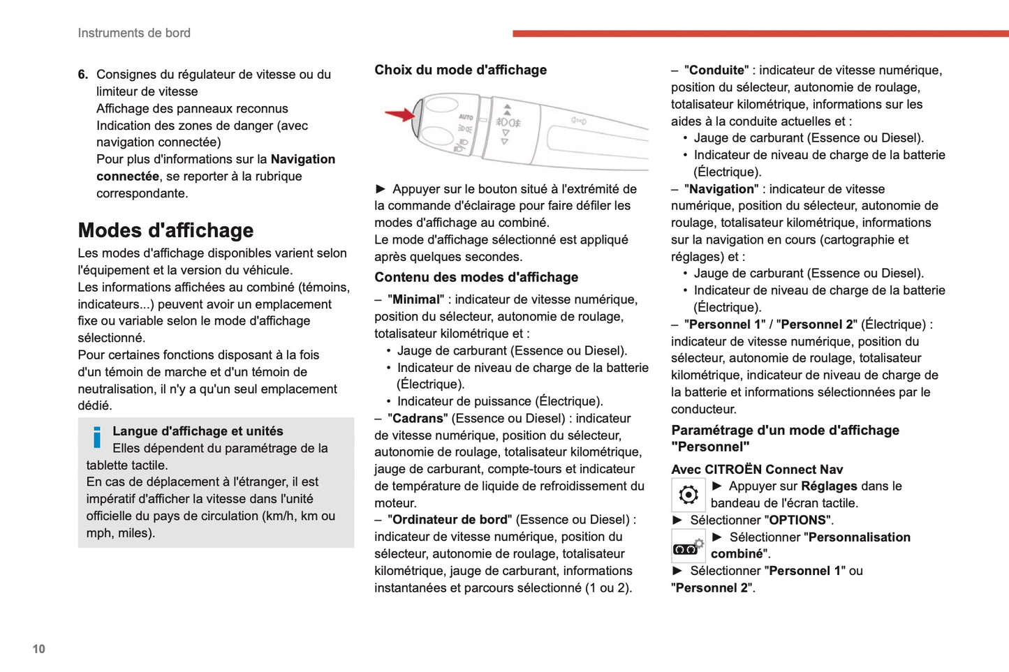 2021-2022 Citroën C4/e-C4 Owner's Manual | French