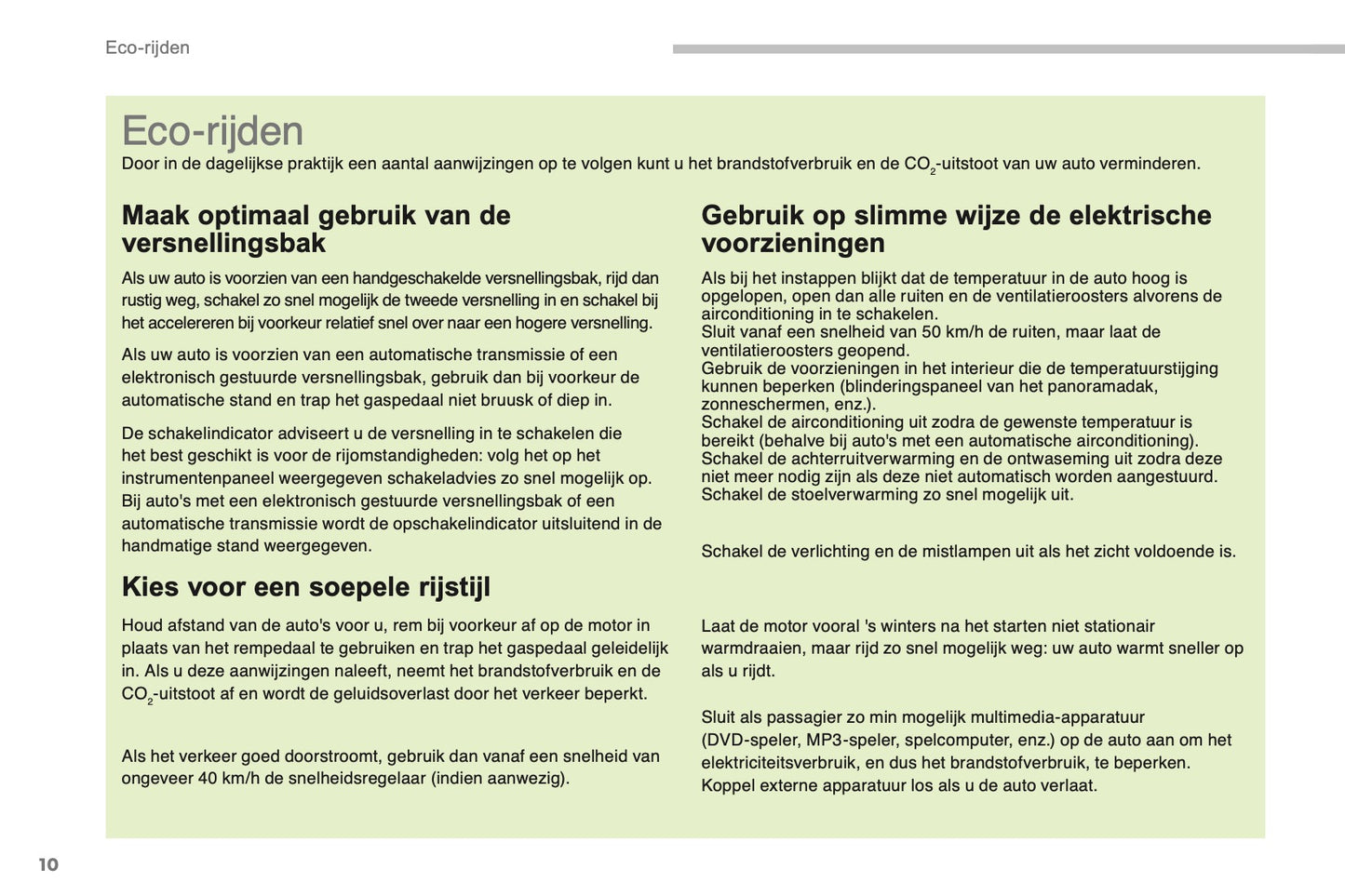 2014-2015 Citroën C4 Owner's Manual | Dutch