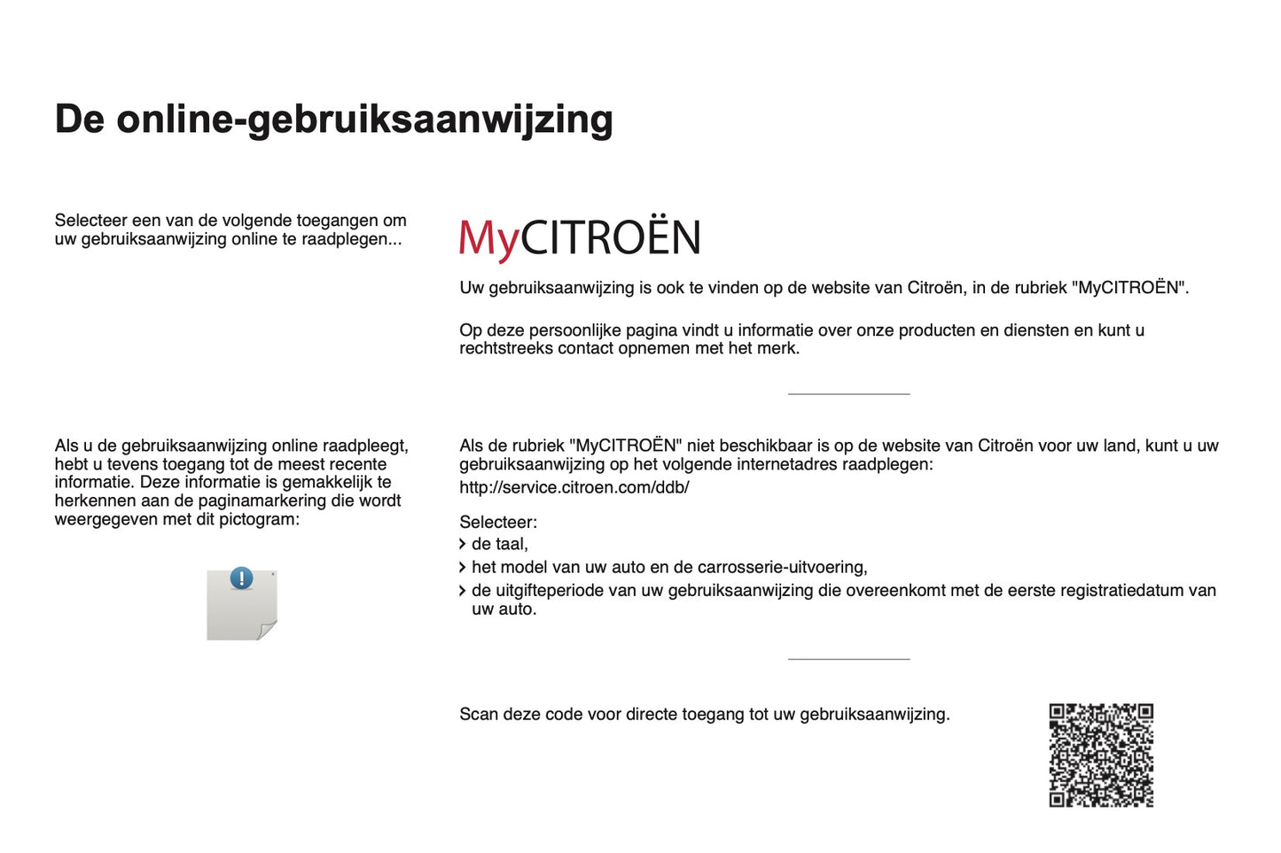 2014-2015 Citroën C4 Owner's Manual | Dutch