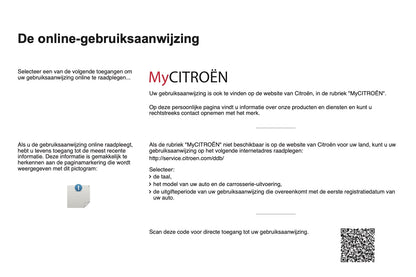 2014-2015 Citroën C4 Owner's Manual | Dutch