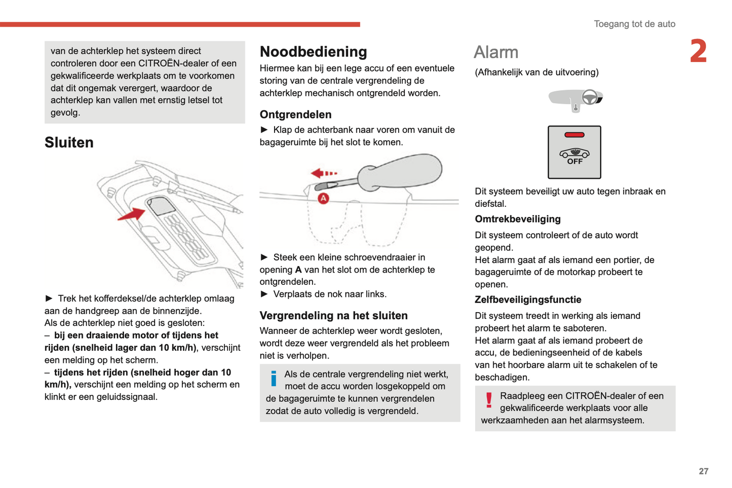 2019-2021 Citroën C4 Cactus Owner's Manual | Dutch