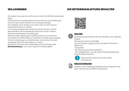 2025 Citroën C5 Aircross Owner's Manual | German