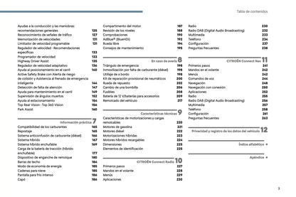 2024 Citroën C5 Aircross Owner's Manual | Spanish