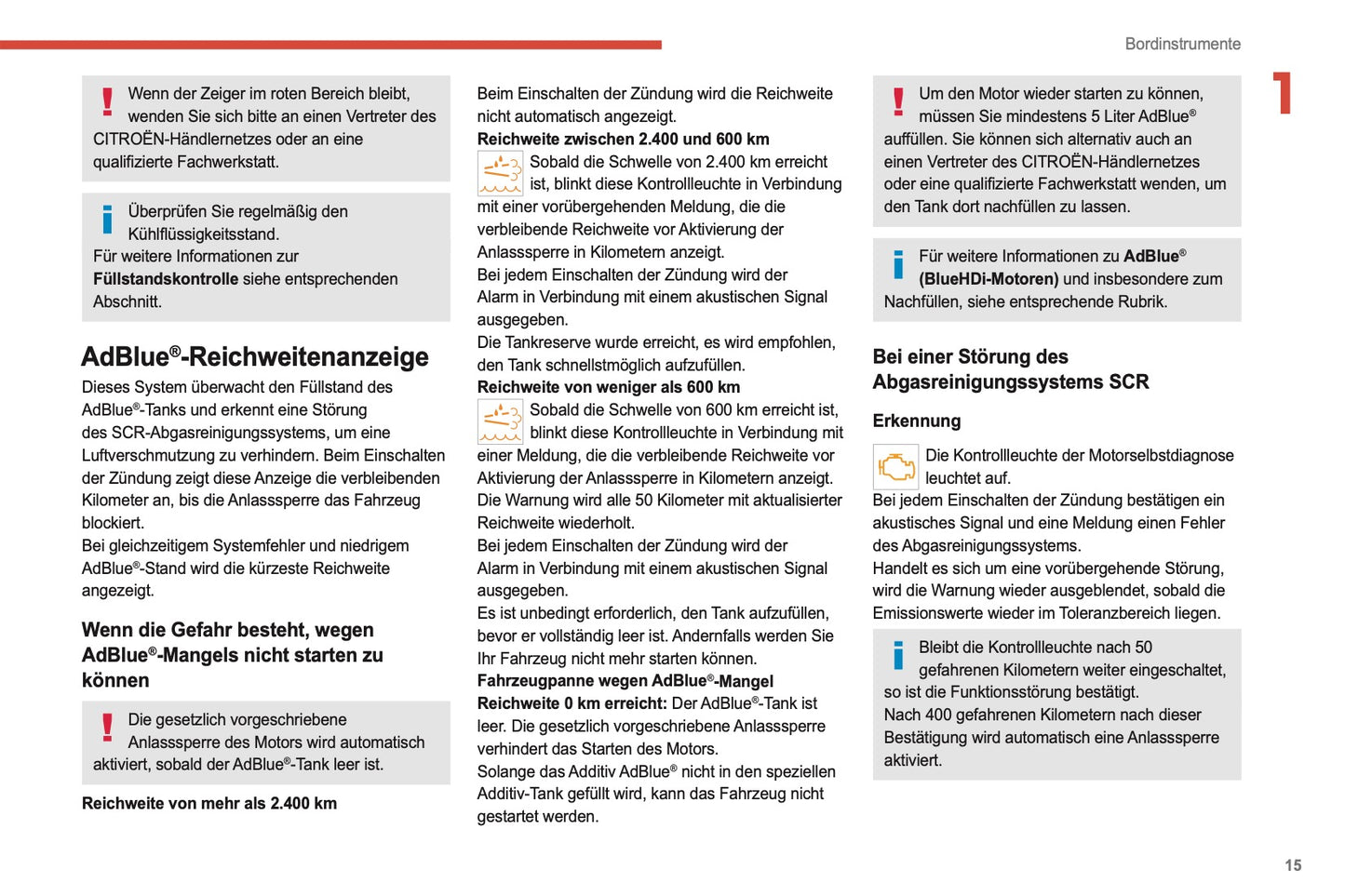 2021-2024 Citroën Jumper/Relay Owner's Manual | German
