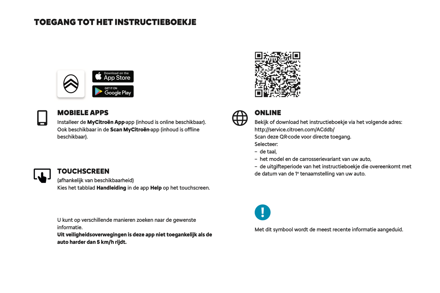 2024 Citroën Jumpy/Dispatch/SpaceTourer Owner's Manual | Dutch