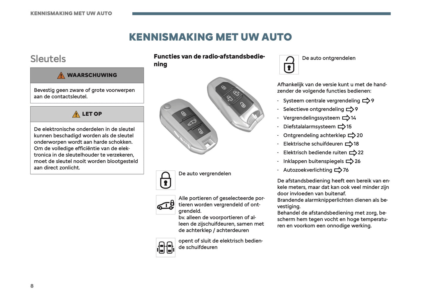 2026 Citroën Jumpy/Dispatch/SpaceTourer Owner's Manual | Dutch