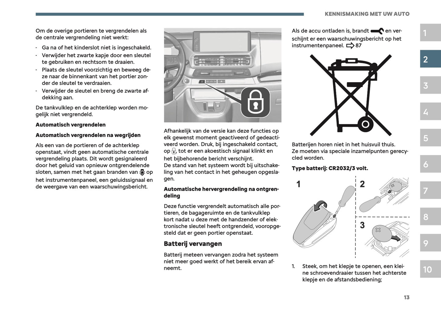 2026 Citroën Jumpy/Dispatch/SpaceTourer Owner's Manual | Dutch