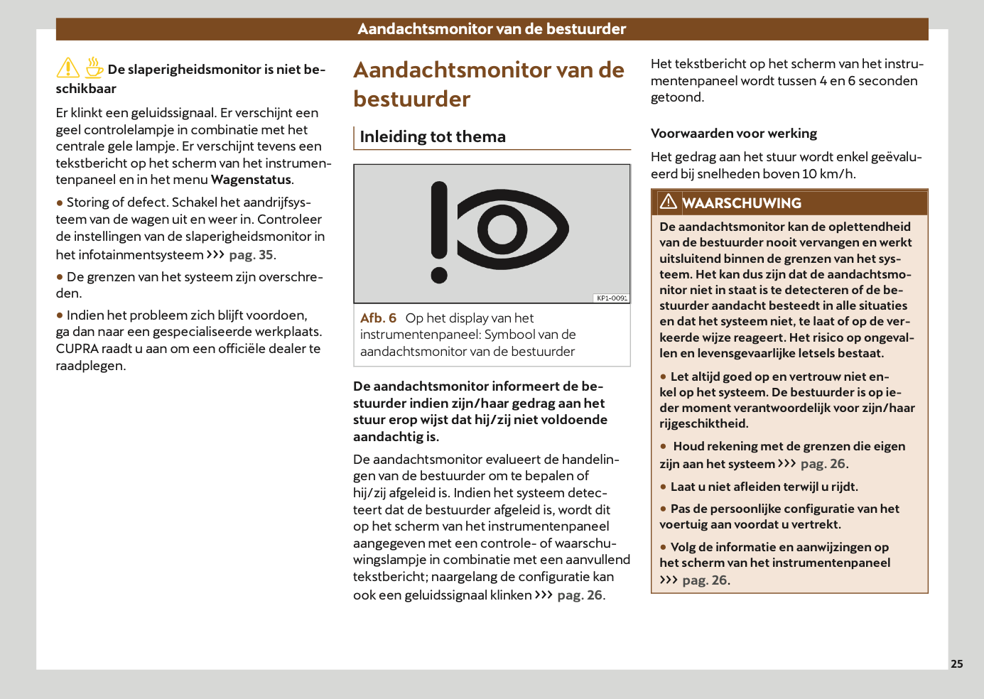 2024-2025 Cupra Born Owner's Manual | Dutch