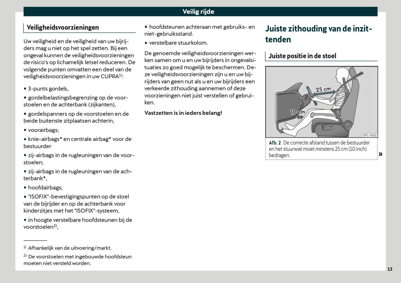 2020-2021 Cupra Formentor Owner's Manual | Dutch