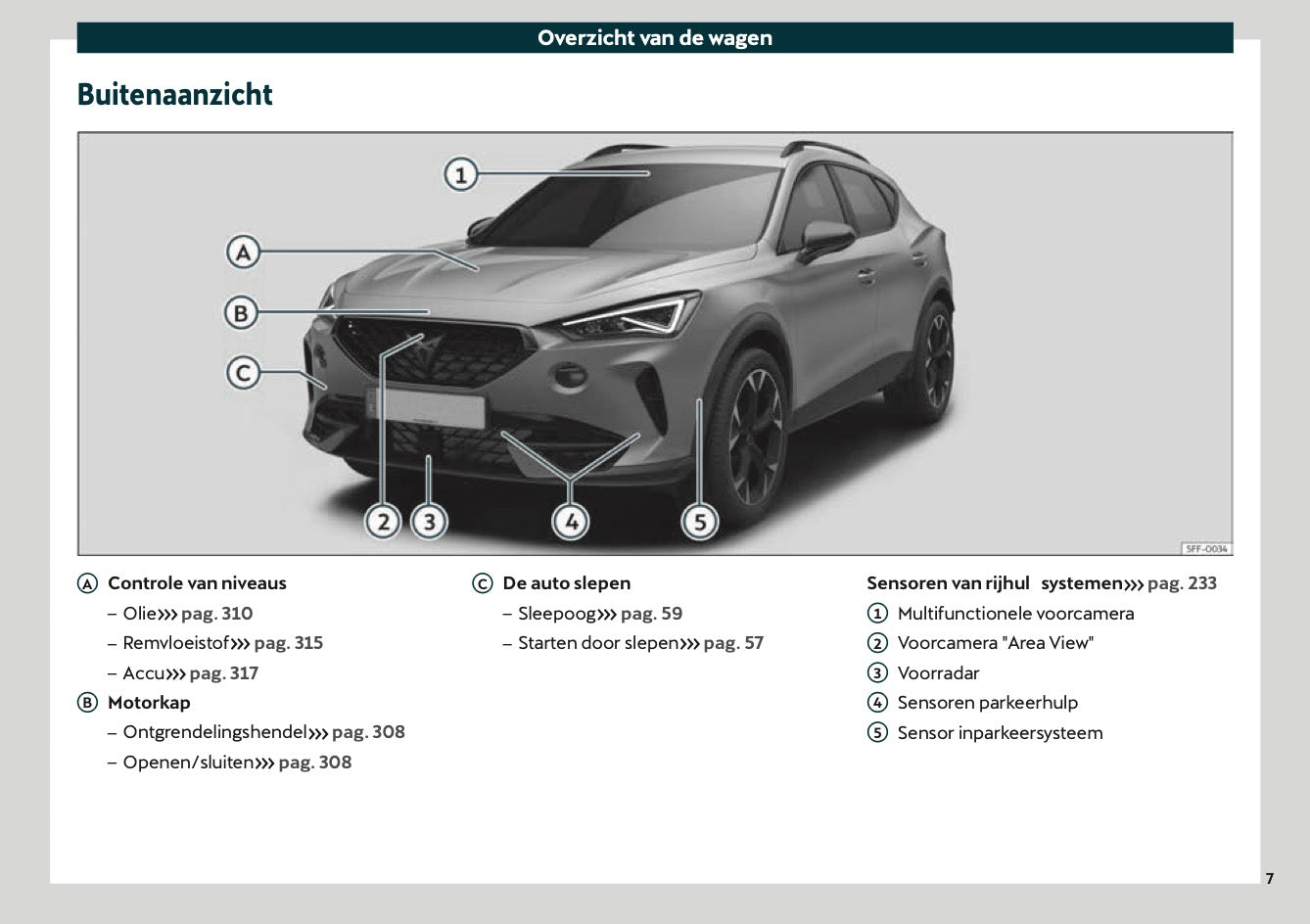 2020-2021 Cupra Formentor Owner's Manual | Dutch