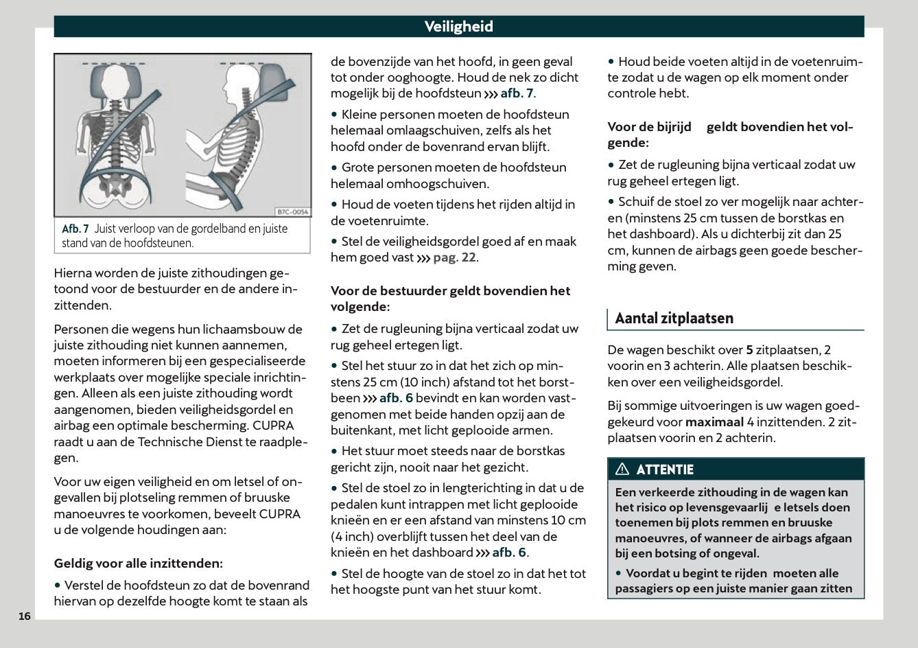 2021 Cupra Leon Owner's Manual | Dutch