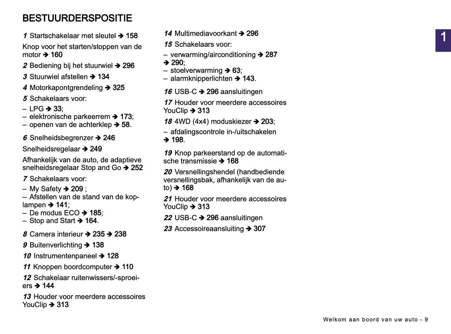 2025-2026 Dacia Bigster Owner's Manual | Dutch